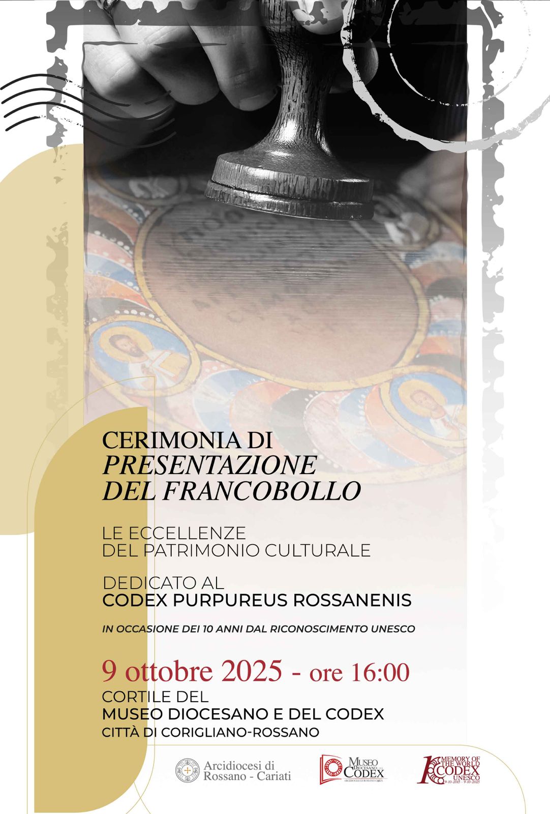 PRESENTAZIONE DEL FRANCOBOLLO  